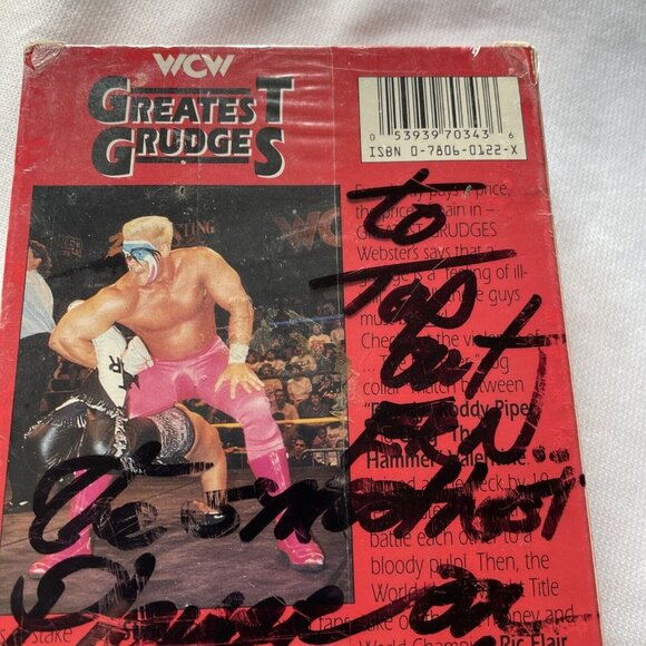 WCW "Greatest Grudges" VHS Wrestling Tape Sealed Rare Classic Matches Retro Coll - Picture 12 of 12